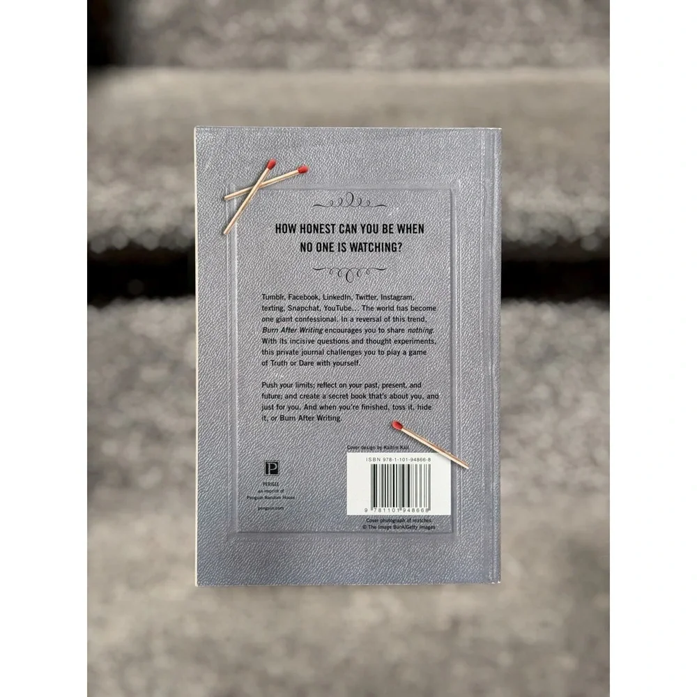 Burn After‎ Writing Sharon Jones Self Reflection Journal Book 2015 Paperback